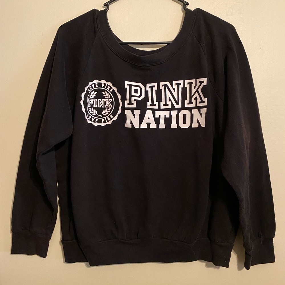 PINK crewneck sweatshirt - Large